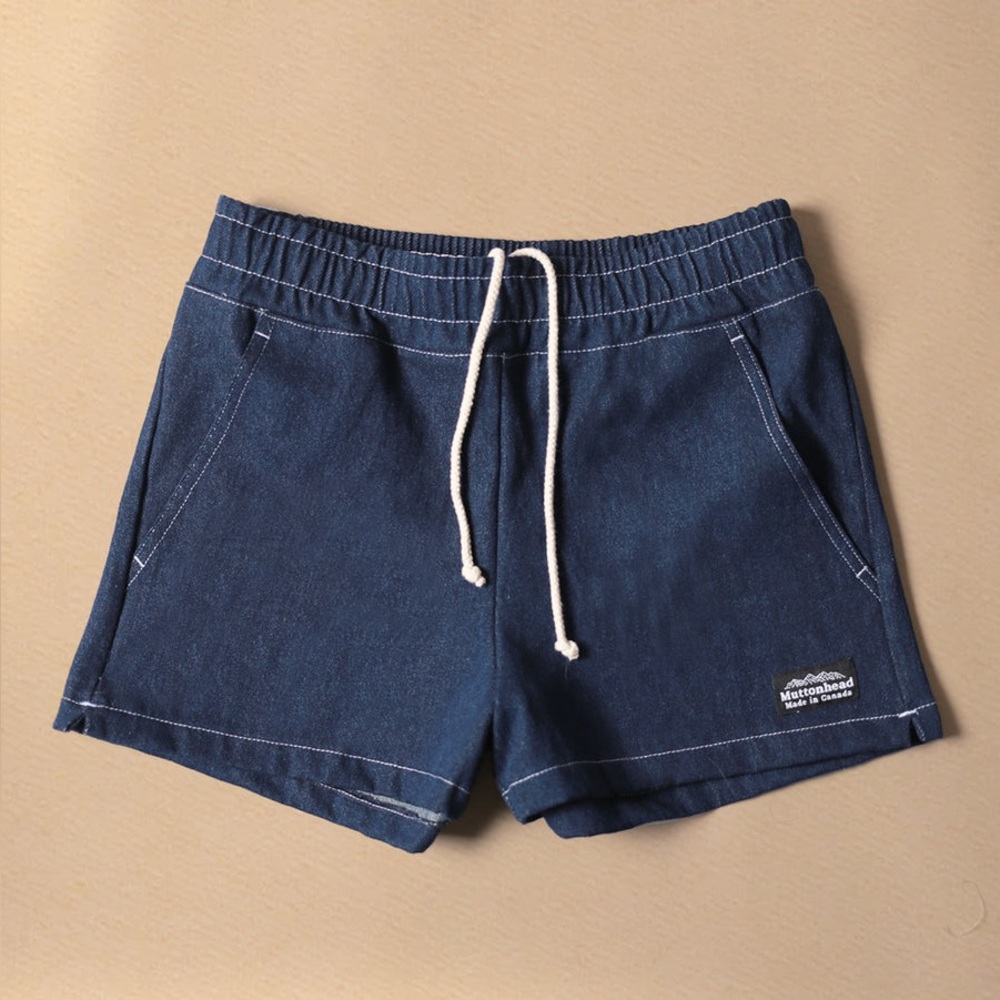 NWT Muttonhead Denim Track Shorts